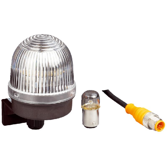 Lampe de Muting Version à incandescence Sortie câble 2m sur M12 coudé-Lire la description