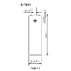 Pile Lithium de rechange SL760, 3,6V - 2,2Ah