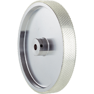 Roue de mesure en aluminium, polyuréthane, circonférence 500 mm-Lire la description