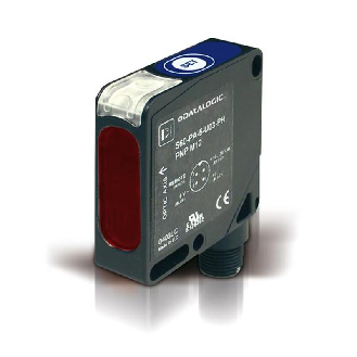 Dét. luminescence PNP P=40mm Led UV LO 10-30Vdc / M12 4P-Lire la description