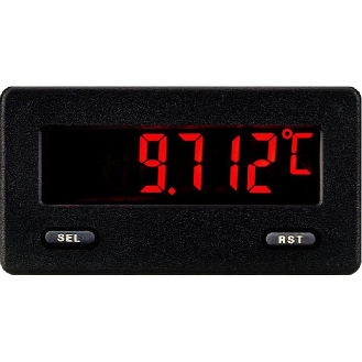 Indicateur de T° entrée RTD 75x39mm éclairage Rouge/Vert-Lire la description