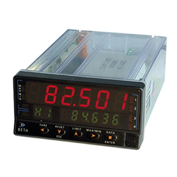 Ind. multifonction 48x96; 6 digits 14mm; 115-230VAC Ind. multifonction 48x96; 6 digits 14mm; 115-230VAC-Lire la description
