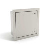 Coffret EQLC 600 900 300 (LxHxP) inox AISI 316L, avec porte en Lexan