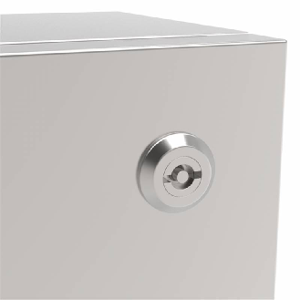 Coffret EQ 350 400 200 (LxHxP) inox AISI 304, IP66-Lire la description