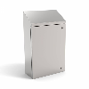 Coffret EQH 380 450 200 (LxHxP) inox AISI 304, IP66, toit incliné