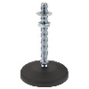 Pied-support M10 hauteur 93mm. diam. plaque