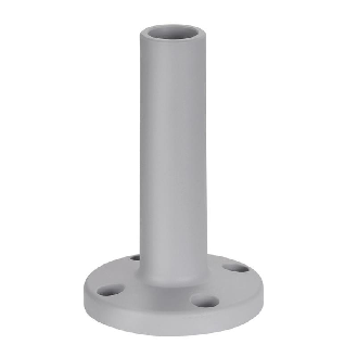 Pied avec tube intégré haut=110mm Ø70mm GRIS-Lire la description