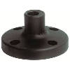 Pied synthétique pour tube Ø25mm NOIR