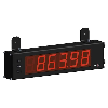 Grand afficheur éco Process LED 57mm 5dgts sortie relais + RS232/485