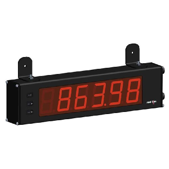 Grand afficheur éco Process LED 57mm 5dgts sortie relais + RS232/485-Lire la description