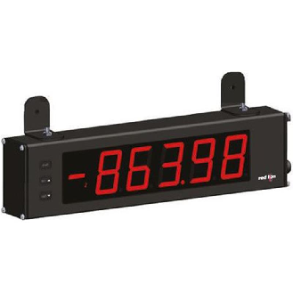 Grand afficheur éco Process LED 100mm 5dgts sortie relais + RS232/485-Lire la description
