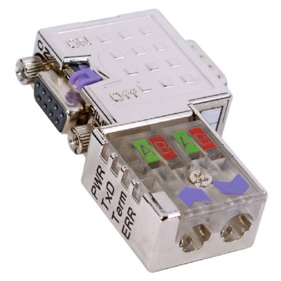 EasyConn 90° - Connecteur PROFIBUS avec LED-Lire la description