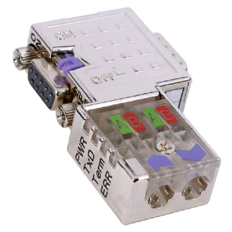 EasyConn 90° - Connecteur PROFIBUS avec LED-Lire la description