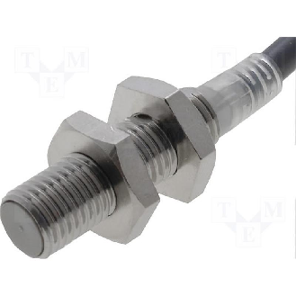 DPI M08 2 fils DC NF P2mm noyé 30(26)mm Inox 10-30Vdc / Câble 5m PVC-Lire la description