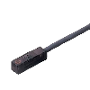 DPI Rect. PNP NO P1,6mm non noyé 19x6x6mm Radial / Câble 1m