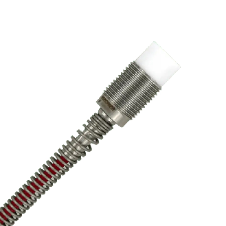 DPC HT M12 (AMPLI) P15mm non noyé Inox +250°C / Connect.+C2m FEP-Lire la description
