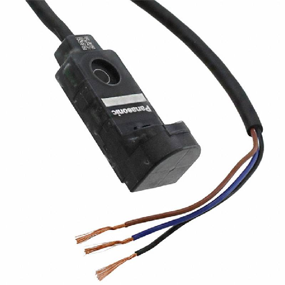 DPI Rect. NPN NO P4mm non noyé Plast. Axial 12-24Vdc / Câble 1m-Lire la description