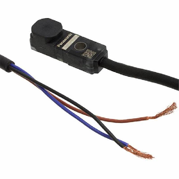 DPI Rect. NPN NF P2,5mm non noyé Plast. Radial / Câble 1m-Lire la description