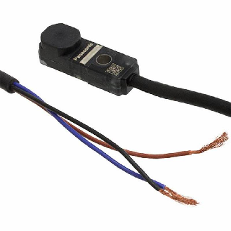 DPI Rect. NPN NF P2,5mm non noyé Plast. Radial / Câble 1m-Lire la description