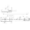 Tête de lecture/écriture (70/455 kHz), 25x10x50mm, M12 5P+C10m PU