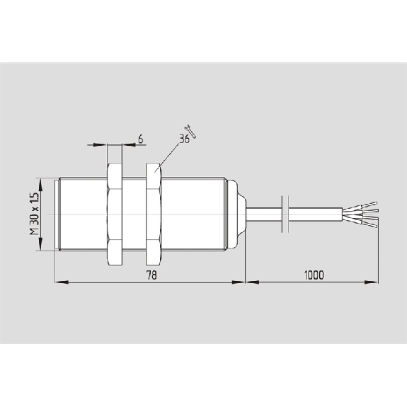 Int.de séc. magnétique codé M30 (sans act.) Led 1NF, C3m-Lire la description
