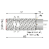 DPI M30 NPN NO+NF P20mm noyé Laiton 10-55Vdc / Conn. K