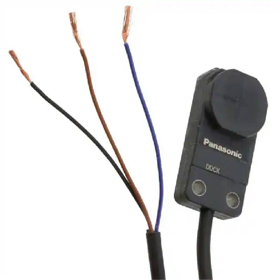 DPI Rect. NPN NO P8mm non noyé Plast. Radial 12-24Vdc / Câble 1m-Lire la description