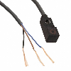 DPI Rect. PNP NF P2,5mm non noyé 23x8x8mm Radial / Câble 5m