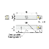 DPI Rect. PNP NO P2mm noyé 8x8x40mm 6-30Vdc / M08 3P