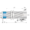 DPC M30 2 fils AC/DC NO/NF P25mm 20-250Vac/dc / Conn. K