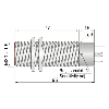 DPC M30 PNP NO+NF P20mm lg95mm 10-55Vdc / Conn. K