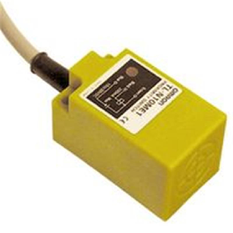 DPI Rect. NPN NO P5mm non noyé 25x25mm / Câble 2m-Lire la description