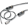 DPI M08 2 fils DC NO P3mm noyé Laiton 10-30Vdc / M12 4P+C0.3m