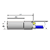 DPI Ex D11 2 fils DC NAMUR P5mm non noyé 35mm Plast. / Câble 2m PVC