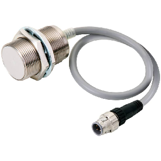 DPI M30 2 fils DC NO P10mm noyé Laiton / M12 4P+C0.3m-Lire la description