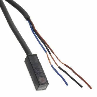 DPI Rect. NPN NF P1,6mm non noyé 19x6x6mm Radial / Câble 2m-Lire la description