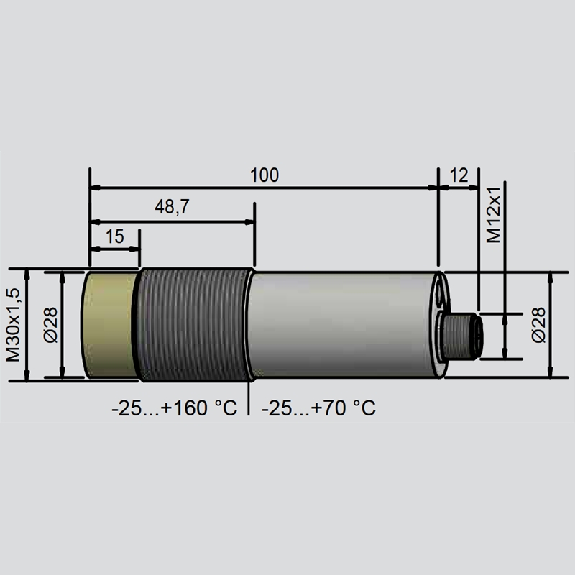 DPC M30 PNP NO+NF P15mm Inox / M12 4P DPC M30 PNP NO+NF P15mm Inox / M12 4P-Lire la description