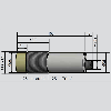 DPC M30 PNP NO+NF P15mm Inox / M12 4P