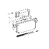 Int.de séc. magnétique (sans act.) Reed 1 BISTABLE, 1xM16