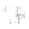 Tête de lecture/écriture HF 13,56 MHz, 40x15x105mm