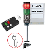 Gestion de files dattente avec SignalSET sans fil, kit alim. 230V