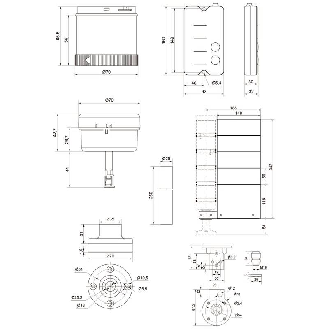 Gestion de files dattente avec SignalSET sans fil, kit alim. 230V-Lire la description