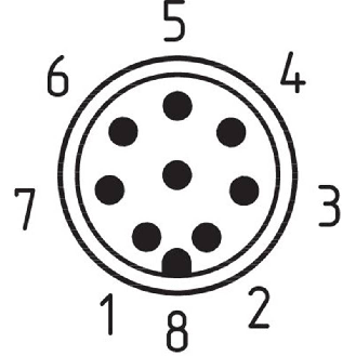 Int. de séc. inductif, M12 8P-Lire la description