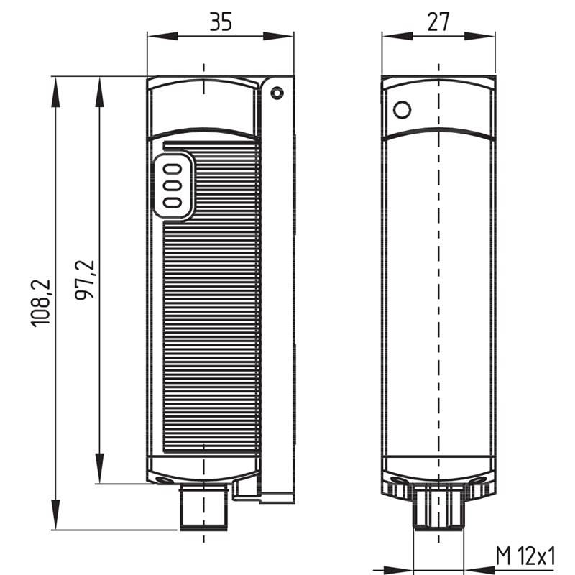 Int. de séc. inductif, M12 8P-Lire la description