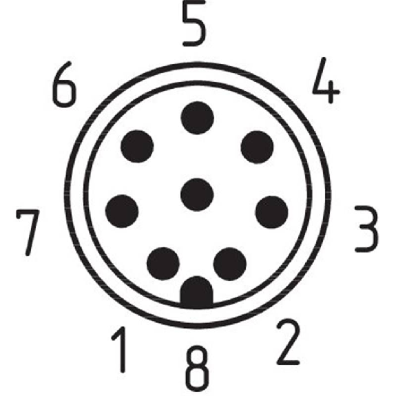 Int. de séc. inductif, M12 8P-Lire la description