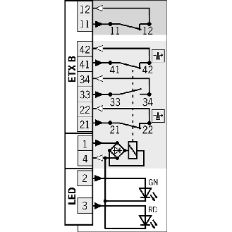 Int. de séc. Verrouillage sous tension 24V-Lire la description