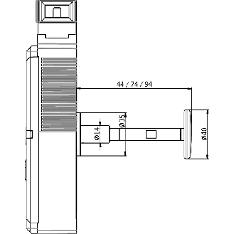 Interrupteur de sécurité à codage par transpondeur CTP-AP, M12 8P-Lire la description