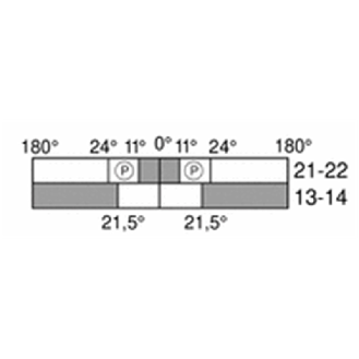 Int. de sécurité pour protecteurs rotatifs 1NO/1NF, 1xM20-Lire la description