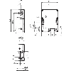 Int.de séc. 3O/2F, méca 24V, plastique tête inox, 2600N, 3xM20