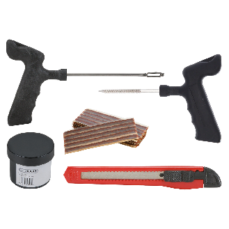 Kit de réparation de pneus tubeless à mèche-Lire la description